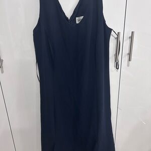 Classic black V-Neck Slip Dress